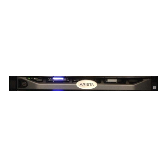 Arista CloudVision Appliance Manuals