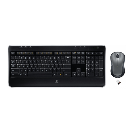Logitech Wireless Combo MK520 Getting Started