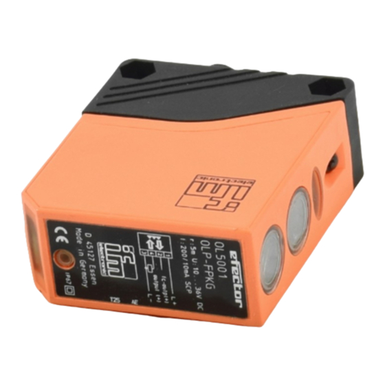 IFM Electronic efector200 OL Operating Instructions Manual