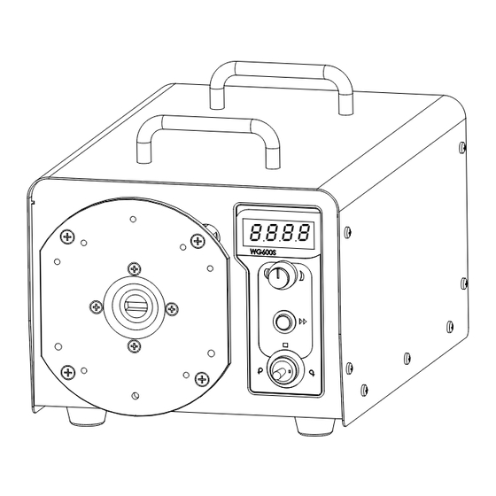 Golander pump WG600S Operation Manual