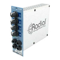 Radial Engineering CHAINDRIVE 500 Series User Manual