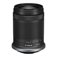 Canon RF-S 18-150mm F3.5-6.3 IS STM Instructions Manual