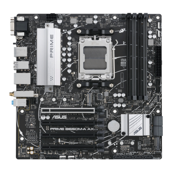 Asus PRIME B650M-A WIFI Quick Start Manual