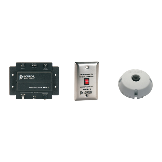Louroe Electronics ASK-4 Installation And Operating Instructions Manual