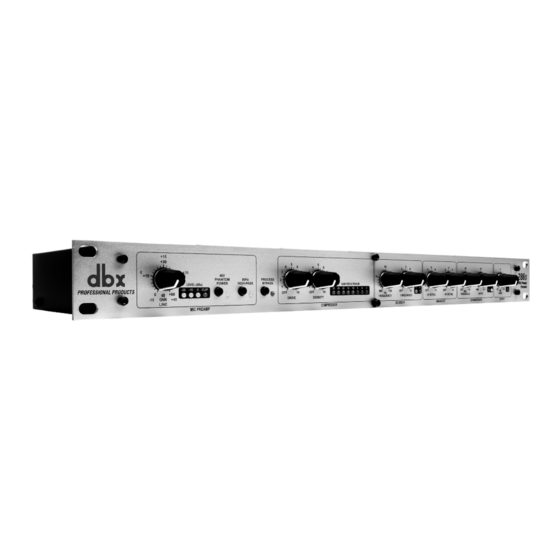 Harman dbx 286S User Manual