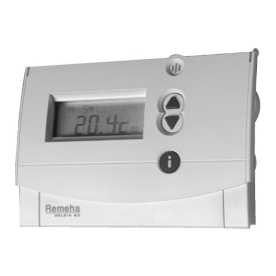 REMEHA Celcia 20 Assembly Instructions & User Manual