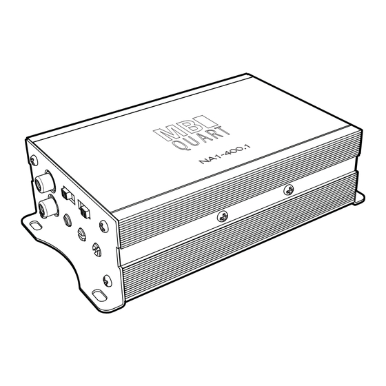 MBQuart NA1-400.2 Quick Start Installation Manual