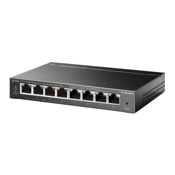 TP-Link TL-SG108PE Installation Manual
