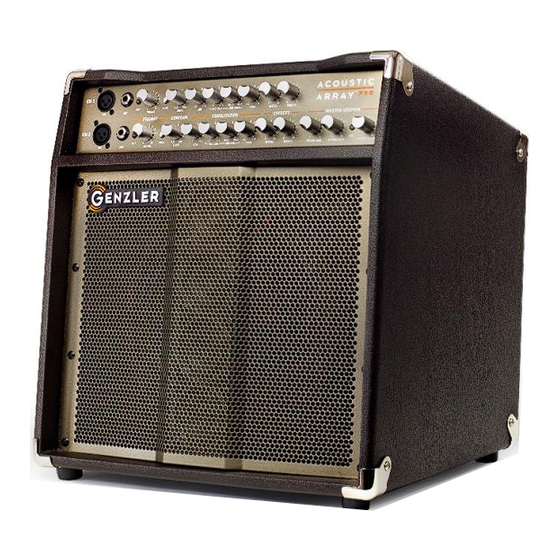 GENZLER ACOUSTIC ARRAY PRO Owner's Manual