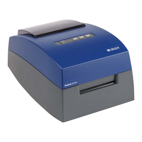 Brady BradyJet J2000 User Manual