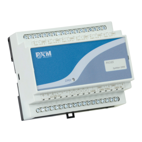 PXM PX165 User Manual