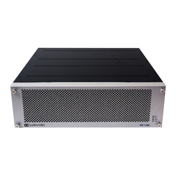 AudioCodes MediaPack Series Hardware Installation Manual