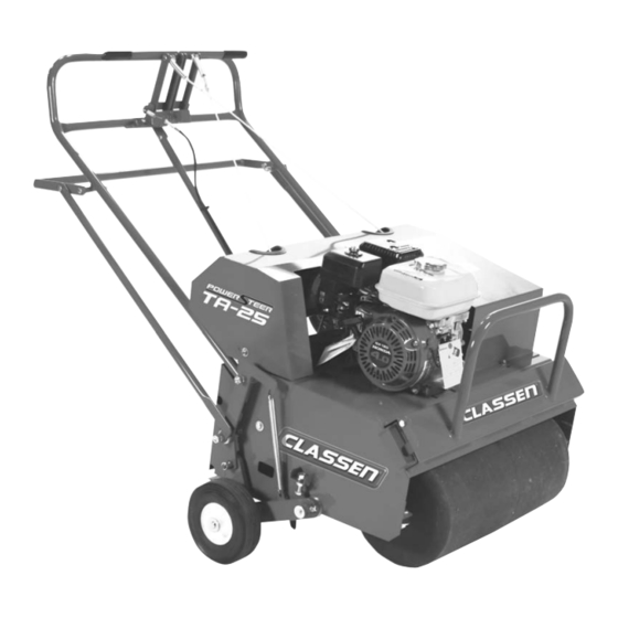 Classen TA-25DE Operator's Manual