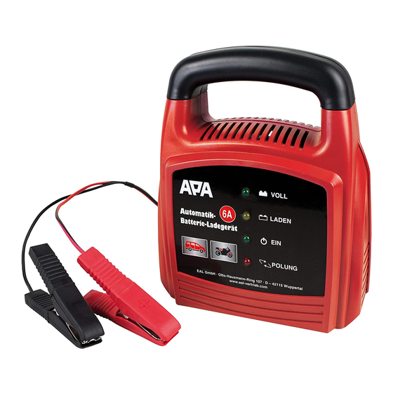 APA 16627 Operating Instructions Manual