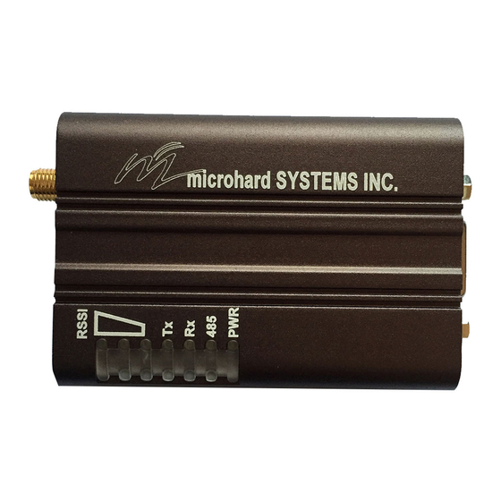 Microhard Systems P900 Operating Manual