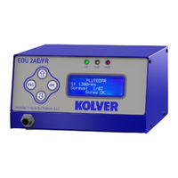 Kolver EDU2AE/FR 2.00 Operational Manual