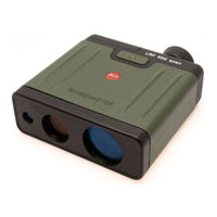 Leica RANGEMASTER 900 scan Instructions Manual