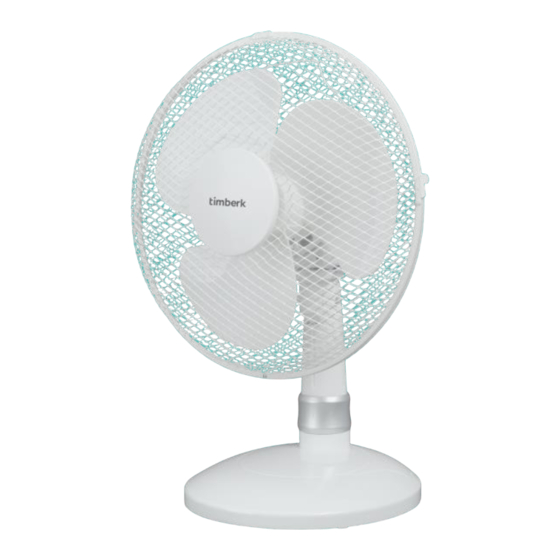 User Manuals: Timberk T-DF1202 Desk Fan