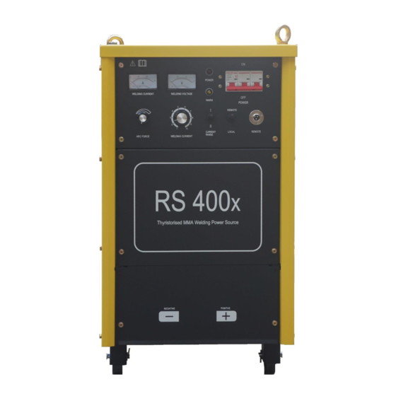 ESAB RS 400x Instruction Manual