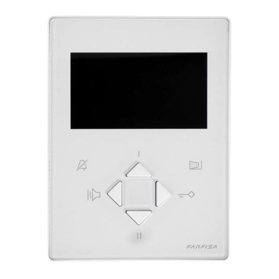 FARFISA INTERCOMS ZHEROS ZH1252B Manual