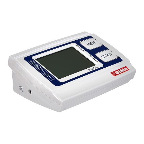 User Manuals: Gima 32921 Blood Pressure Monitor
