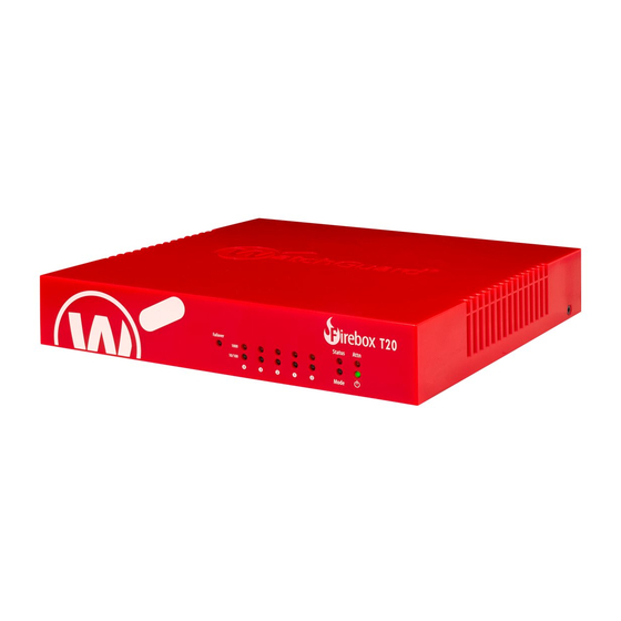 Watchguard Firebox T20 Hardware Manual