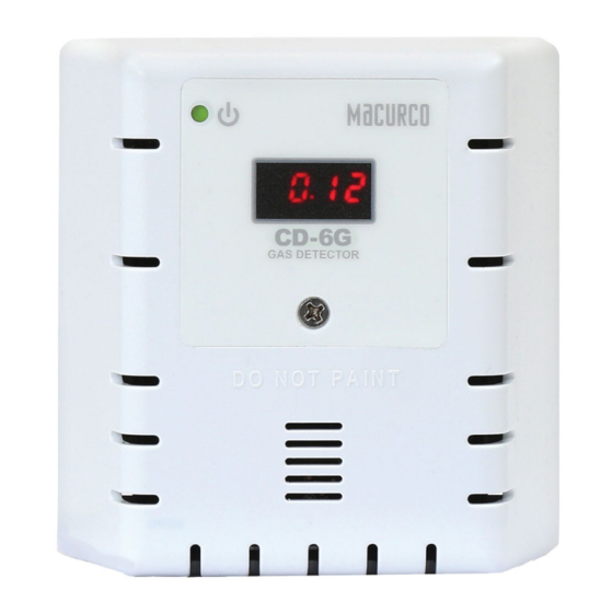 Macurco CD-6G Operation Manual