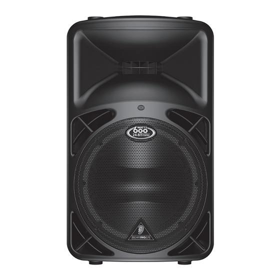Behringer B415dsp Technical Specifications