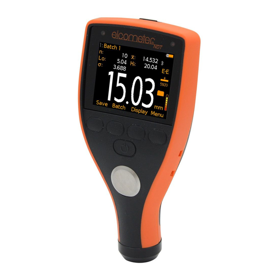 Elcometer MTG2 User Manual