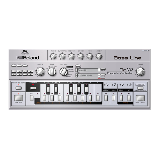 Roland TB-303 Service Notes