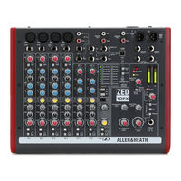 ALLEN & HEATH AH-ZED10FX User Manual