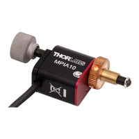 THORLABS MPIA10 User Manual