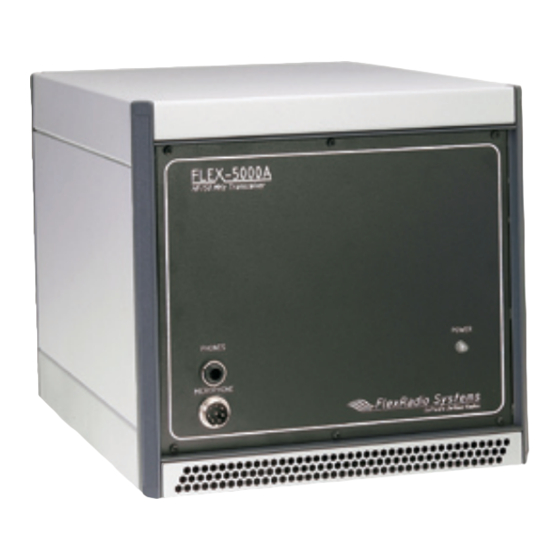FlexRadio Systems FLEX-5000A Specification