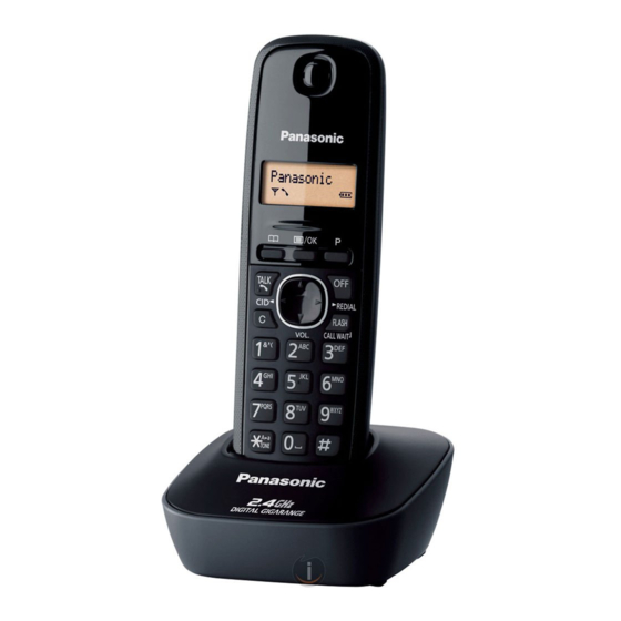Panasonic KX-TG3412BX Operating Instructions Manual