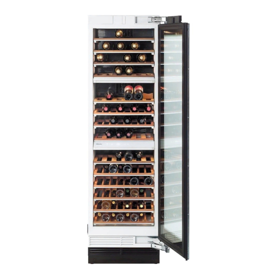 Miele KWT 1603 SF Built-In Wine Storage Manuals