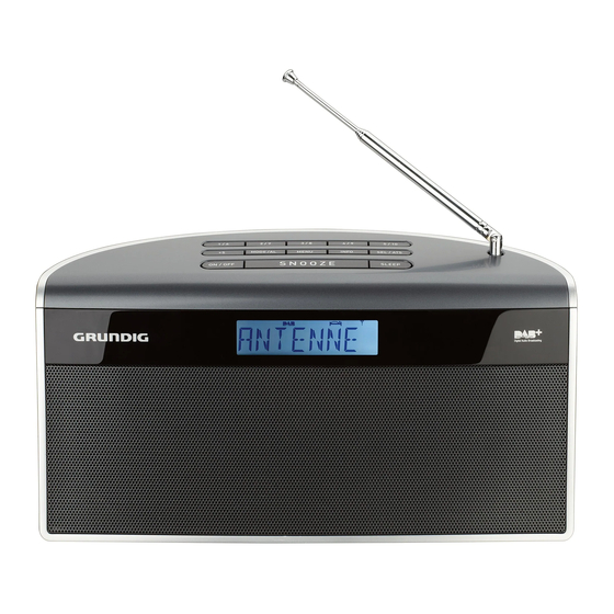 Grundig MUSIC 85 DAB+ Manual