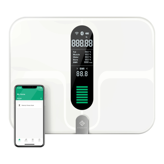 Etekcity ESF00 WiFi Weight Scale Manuals