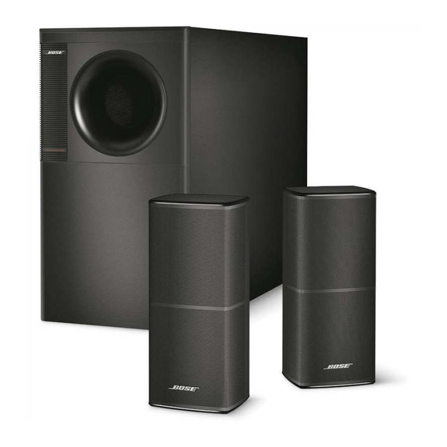 Bose Acoustimass 3 Series Owner's Manual