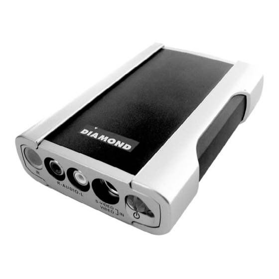 Diamond XtremeTV PVR660 USB 2.0 Quick Start Manual