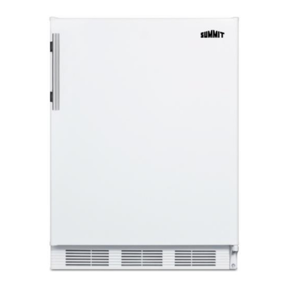 Summit Appliance CFF61WBI Refrigerator Manuals