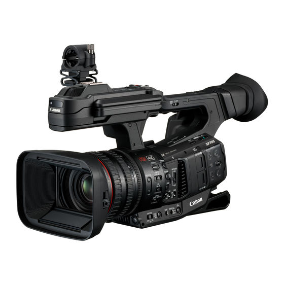 Canon XF705 Manual