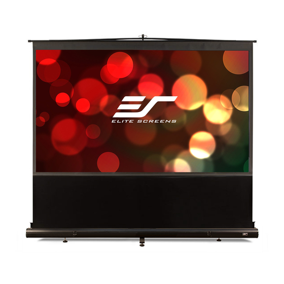 Elite Screens F100NWH User Manual