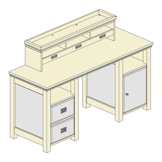 PB TEEN Oxford Hutch Assembly Instruction