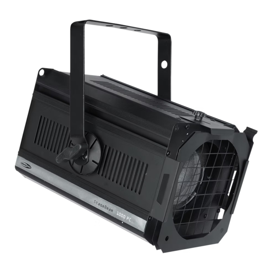 SHOWTEC StageBeam 300/500W Fresnel V2 Manuals
