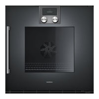 Gaggenau BOP 221 1 2 Series Instruction Manual
