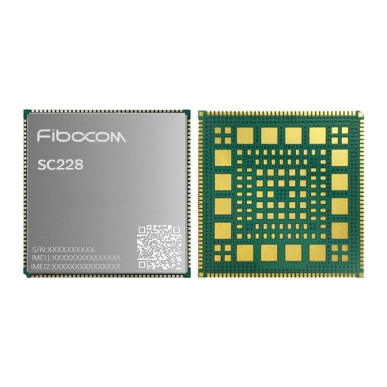 Fibocom SC228-GL Hardware Manual