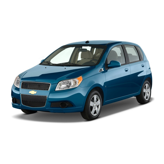 CHEVROLET AVEO 2009 SERVICE MANUAL Pdf Download | ManualsLib