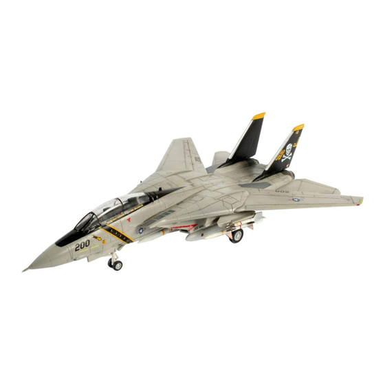 REVELL F-14A TOMCAT Assembly Instructions Manual