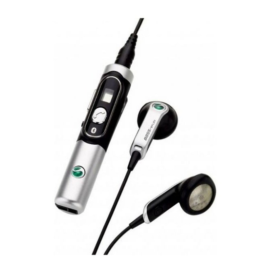Sony Ericsson HBH-DS200 User Manual