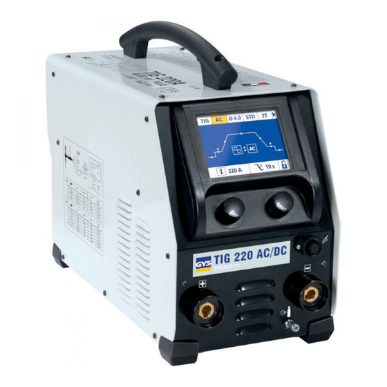 GYS TIG 220 AC/DC Manual